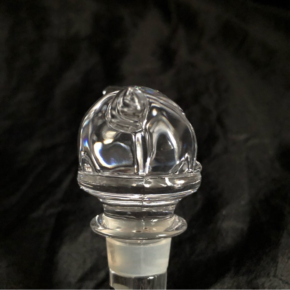 Vintage Mikasa Crystal Bottle Stopper - Farm Friend Pig - Picture 11 of 15